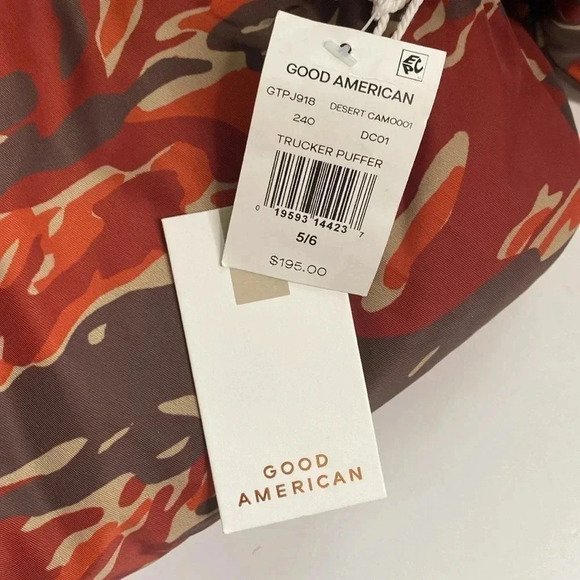 GOOD AMERICAN Camo Trucker Jacket - Picture 7 of 8